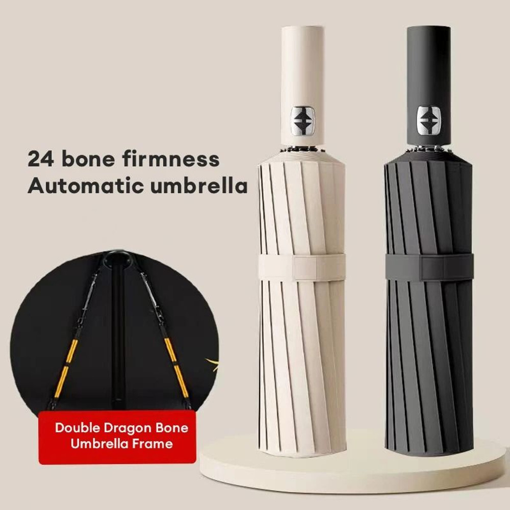 Fully Automatic 24 Bone Umbrella Windproof Design Multiple Colors 1