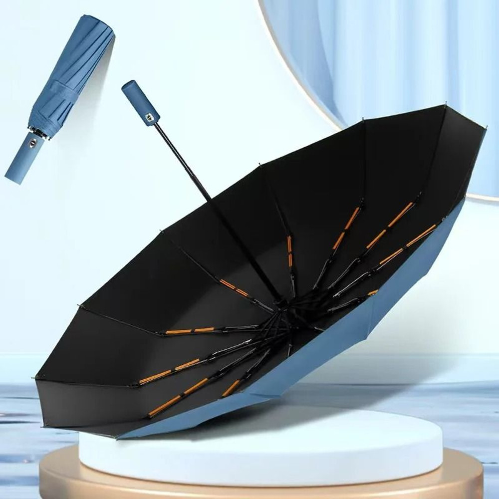 Fully Automatic 24 Bone Umbrella Windproof Design Multiple Colors 4