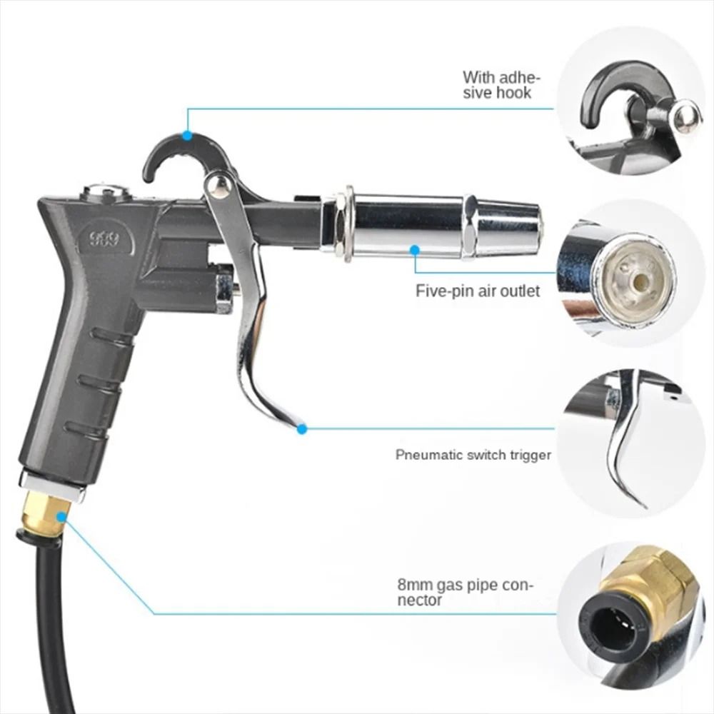Antistatic Ionizing Air Gun With High Voltage Generator 110V 220V 3
