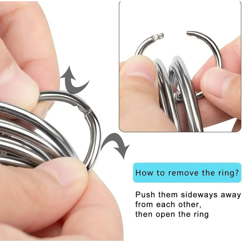 5 Piece Round Stainless Steel Biscuit Cutter Set With Handle 3