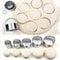 5 Piece Round Stainless Steel Biscuit Cutter Set With Handle 4