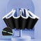 Large Windproof Reverse Automatic Umbrella With 20 Ribs Reflective Striped Design 9