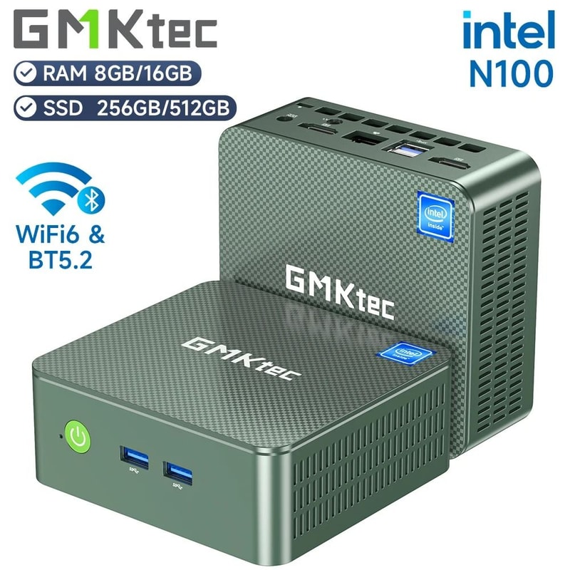GMKtec G3 Mini PC Intel Alder Lake N100 Windows 11 Pro With DDR4 RAM And PCIe SSD 0