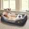 Large Dog Bed Soft Anti Allergy Fleece With Removable Washable Cover And Waterproof Design 0