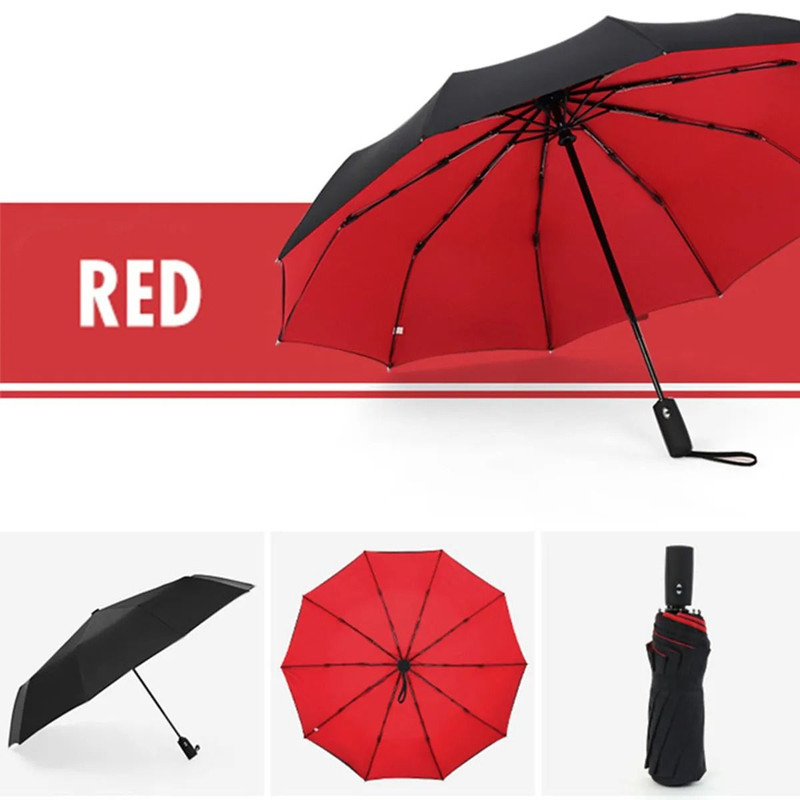 Windproof Double Layer Fully Automatic Resistant Umbrella 7