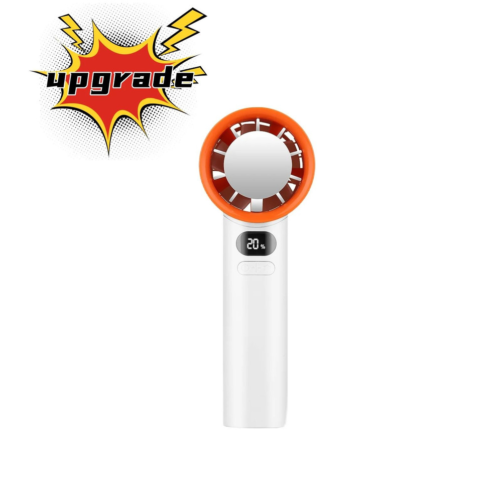 Portable USB Rechargeable Bladeless Handheld Fan With Adjustable Speeds 9