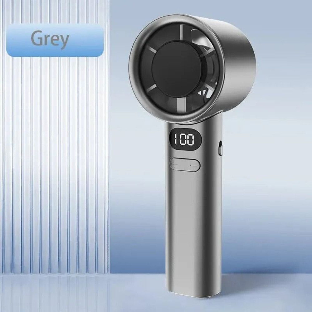Portable USB Rechargeable Bladeless Handheld Fan With Adjustable Speeds 6
