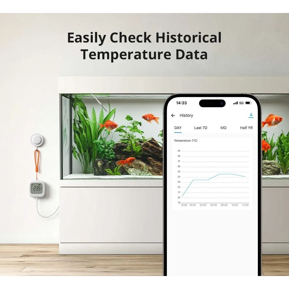 SONOFF SNZB 02LD ZigBee Smart Thermometer With LCD Display And Waterproof Probe 2
