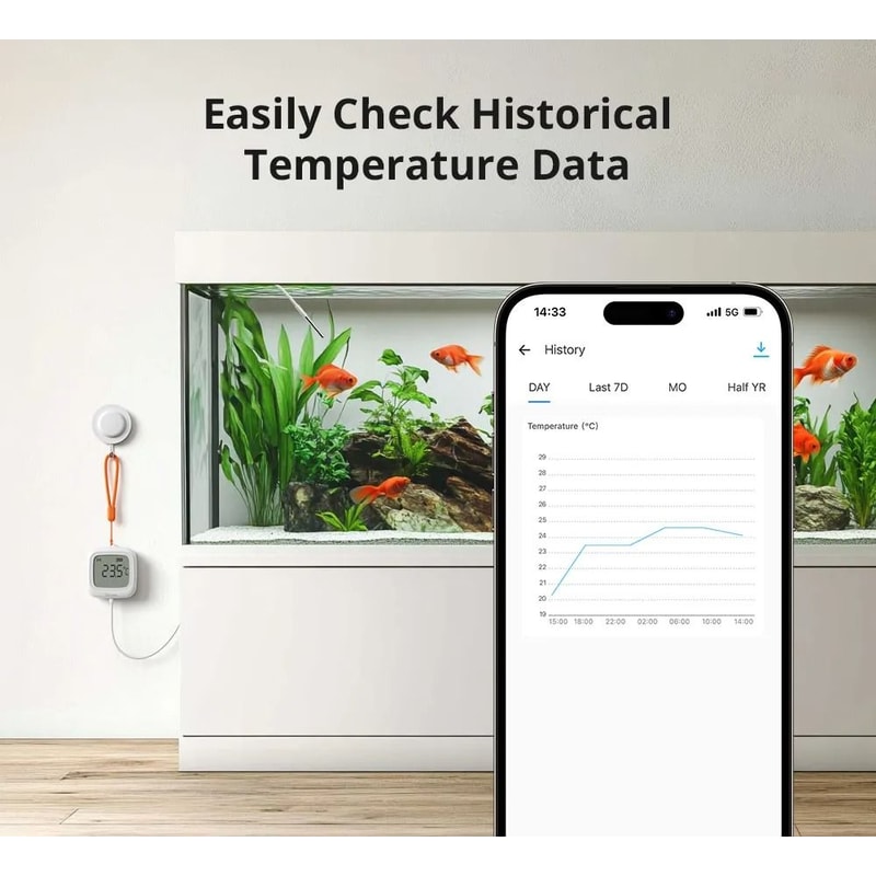 SONOFF SNZB 02LD ZigBee Smart Thermometer With LCD Display And Waterproof Probe 2