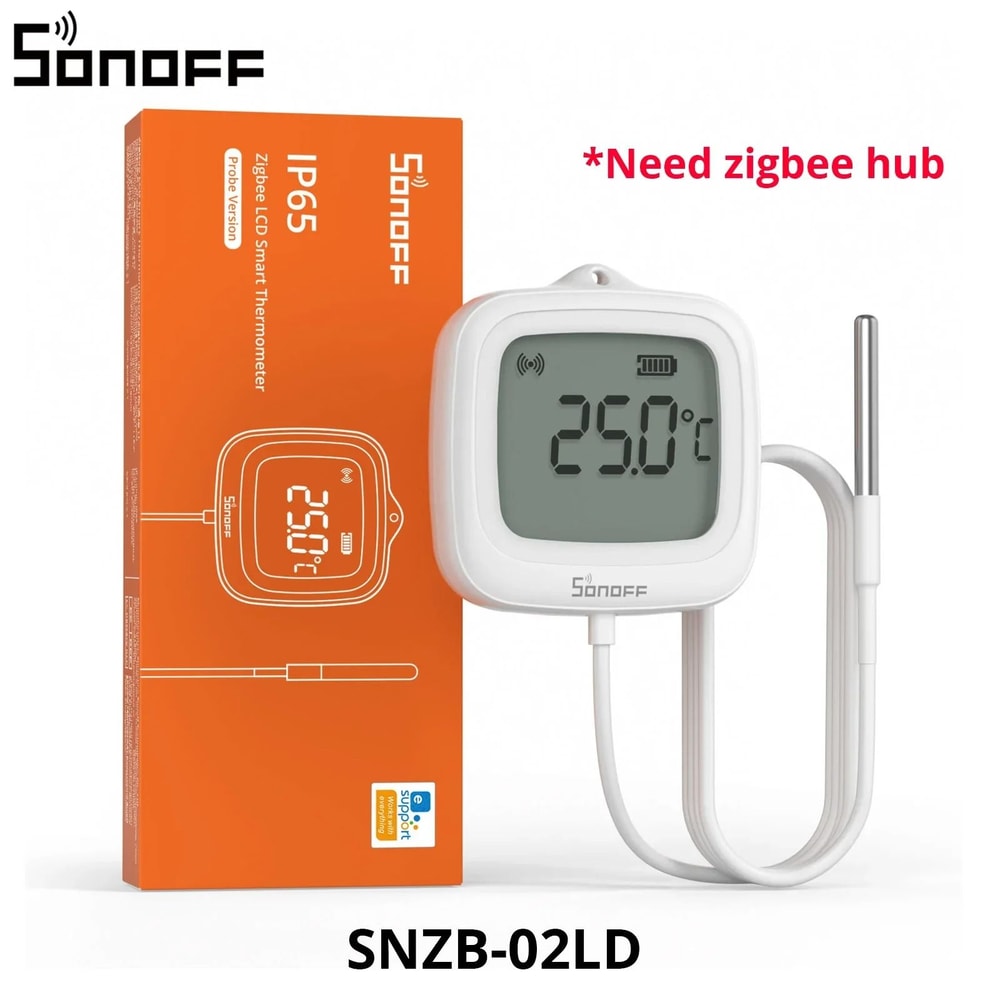 SONOFF SNZB 02LD ZigBee Smart Thermometer With LCD Display And Waterproof Probe 6