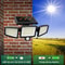 Three Head Outdoor Solar Motion Sensor Light With 200 LEDs Waterproof Security Lamp 2