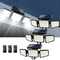 Three Head Outdoor Solar Motion Sensor Light With 200 LEDs Waterproof Security Lamp 10