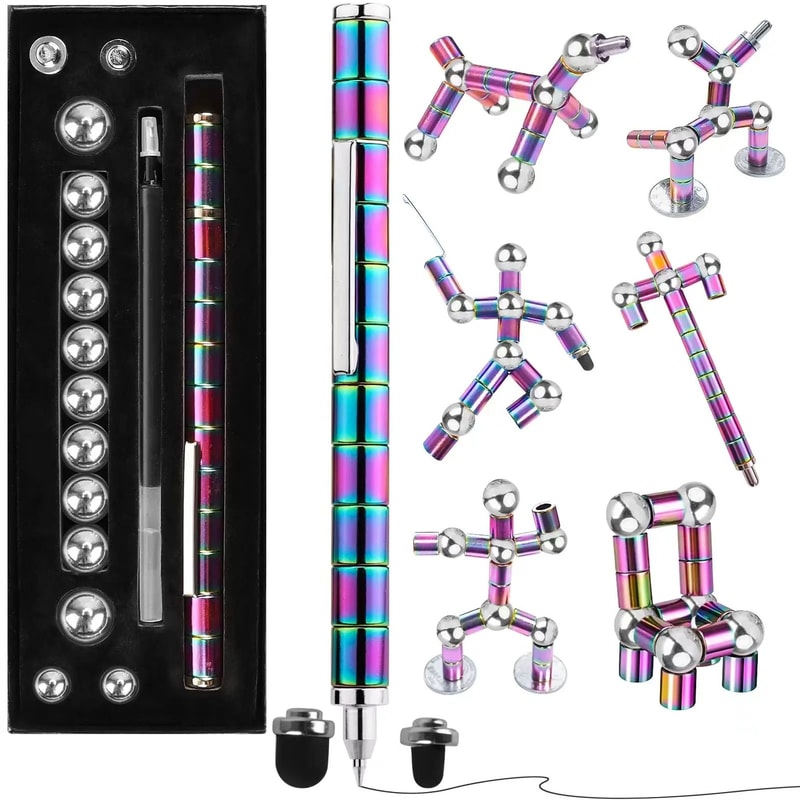 Magnetic Fidget Pen Toy For Anxiety Relief And Creative Spinning 7