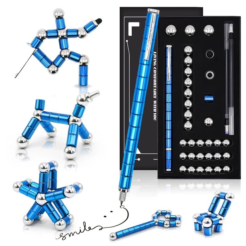 Magnetic Fidget Pen Toy For Anxiety Relief And Creative Spinning 10