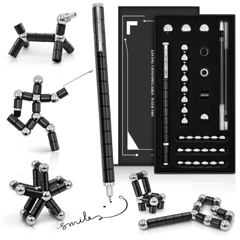 Magnetic Fidget Pen Toy For Anxiety Relief And Creative Spinning 12