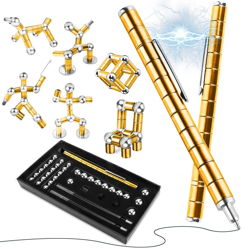Magnetic Fidget Pen Toy For Anxiety Relief And Creative Spinning 15