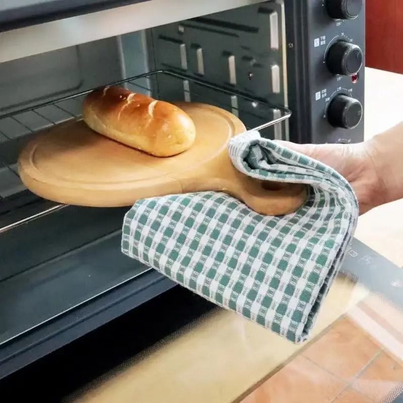 Cotton Waffle Weave Kitchen Dish Cloths Ultra Soft Quick Drying Towels 3 Pack 1