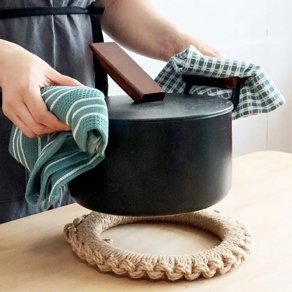 Cotton Waffle Weave Kitchen Dish Cloths Ultra Soft Quick Drying Towels 3 Pack 3