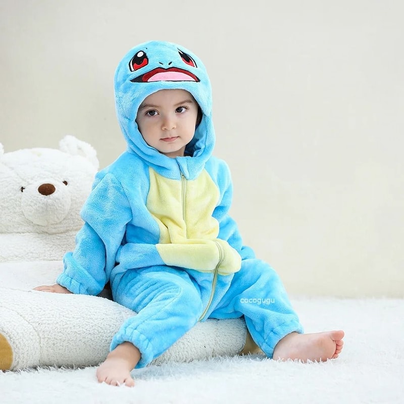 Pokemon Baby Romper Costume Onesie Kigurumi Pajama Outfit For Infants And Toddlers 03 Years 1