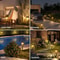 Solar Garden Lights Pack Outdoor Waterproof LED Pathway Lamps For Yard And Walkway 5
