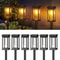 Solar Garden Lights Pack Outdoor Waterproof LED Pathway Lamps For Yard And Walkway 7