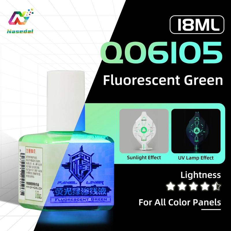 Fluorescent Panel Liner Paint 18ml Water Based Penetrating Ink For Model Coloring 10
