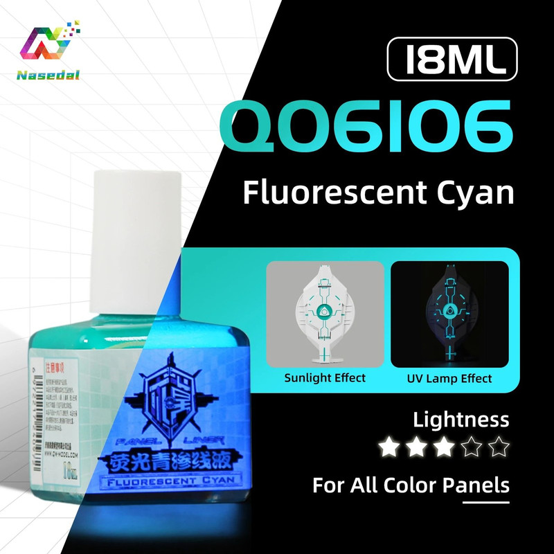 Fluorescent Panel Liner Paint 18ml Water Based Penetrating Ink For Model Coloring 11