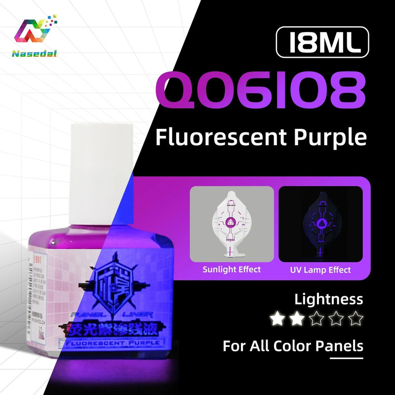 Fluorescent Panel Liner Paint 18ml Water Based Penetrating Ink For Model Coloring 13