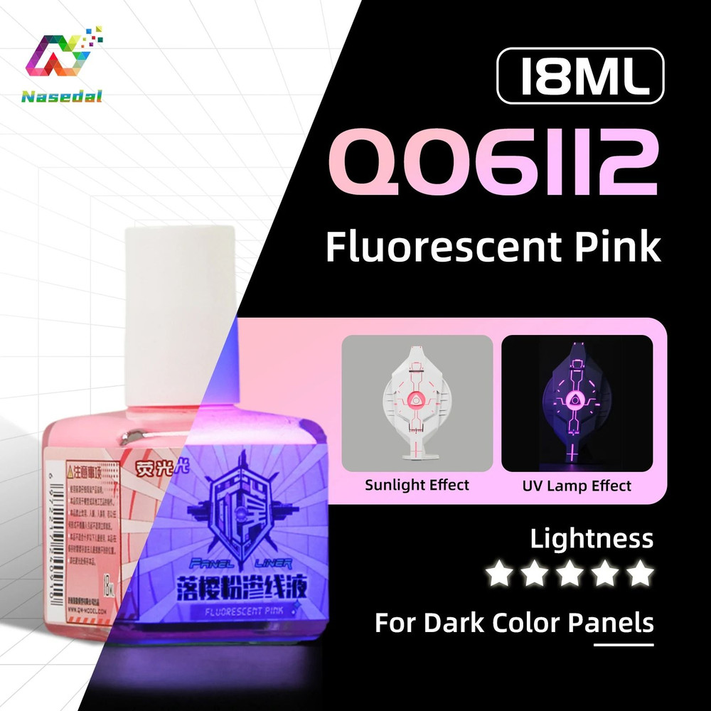 Fluorescent Panel Liner Paint 18ml Water Based Penetrating Ink For Model Coloring 17