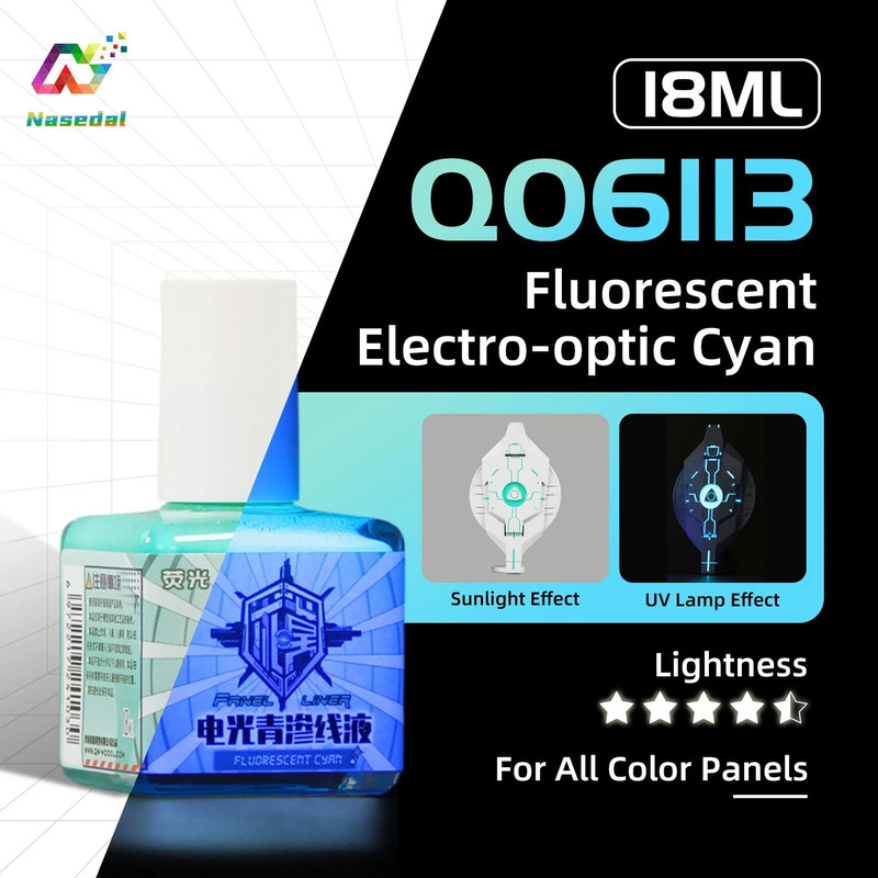 Fluorescent Panel Liner Paint 18ml Water Based Penetrating Ink For Model Coloring 18