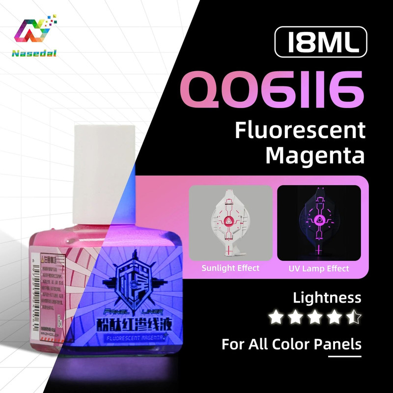Fluorescent Panel Liner Paint 18ml Water Based Penetrating Ink For Model Coloring 21