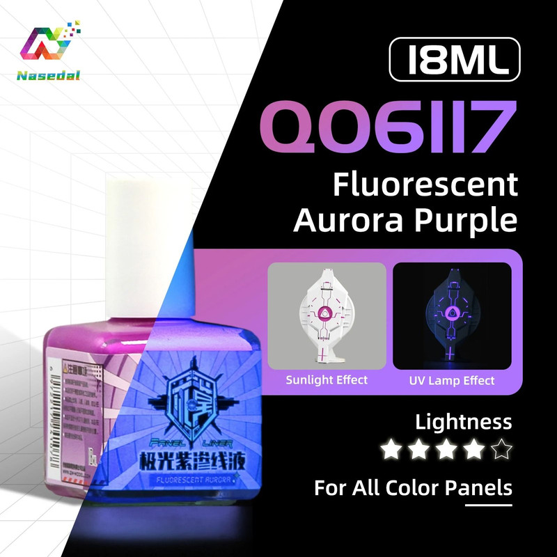 Fluorescent Panel Liner Paint 18ml Water Based Penetrating Ink For Model Coloring 22