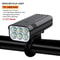 Rechargeable Bike Light Set 10000mAh 3600 Lumens LED Front And Rear Lights 6