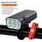 Rechargeable Bike Light Set 10000mAh 3600 Lumens LED Front And Rear Lights 7