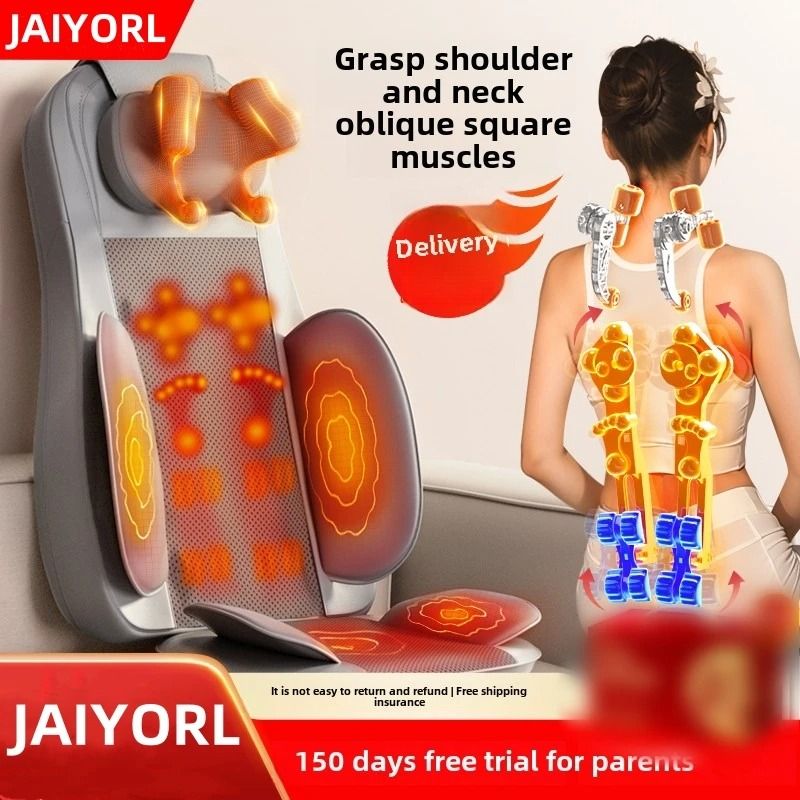 Electric Full Body Massage Chair Cushion With Shiatsu Kneading And Vibration 7