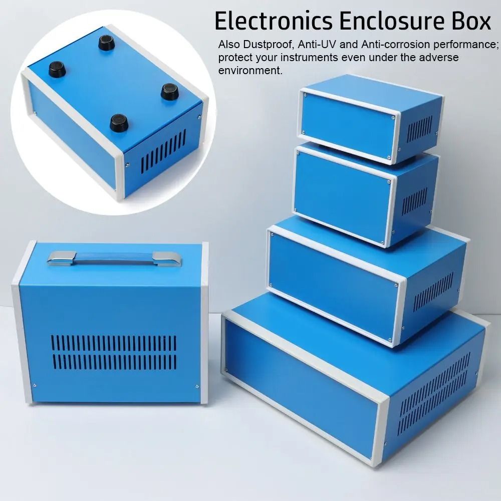 Electronic Project Enclosure Box Metal Housing Case For Instruments And Modules 2