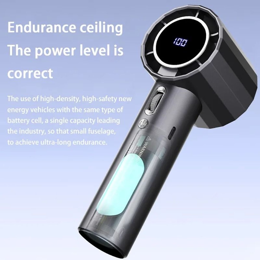 Xiaomi Handheld Fan Rechargeable Portable Cooling Fan With Type C Charging 3