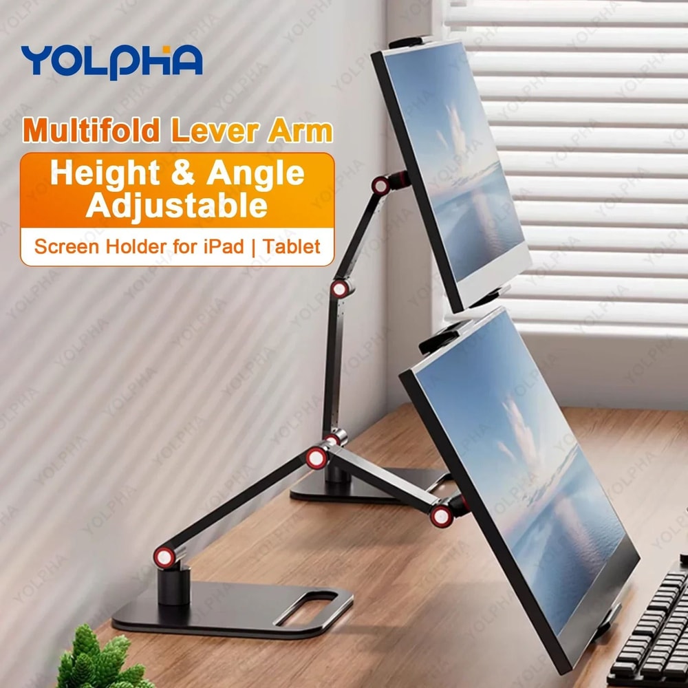Adjustable Tablet Stand Holder For IPad Kindle And Smartphones With 360 Rotation 0