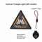 WELLHIKE Outdoor Triangle Light Camping Night Lamp With Warning Badge Function 6