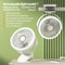 USB Rechargeable Clip On Mini Desk Fan With 360 Rotation 7