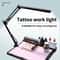 TAIDU Tattoo Adjustable LED Work Light With Clamp For Professional Studios 5
