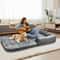 Human Size Giant Orthopedic Dog Bed 180cm Plush Foldable Calming Bed For Pets And Adults 1