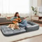 Human Size Giant Orthopedic Dog Bed 180cm Plush Foldable Calming Bed For Pets And Adults 1