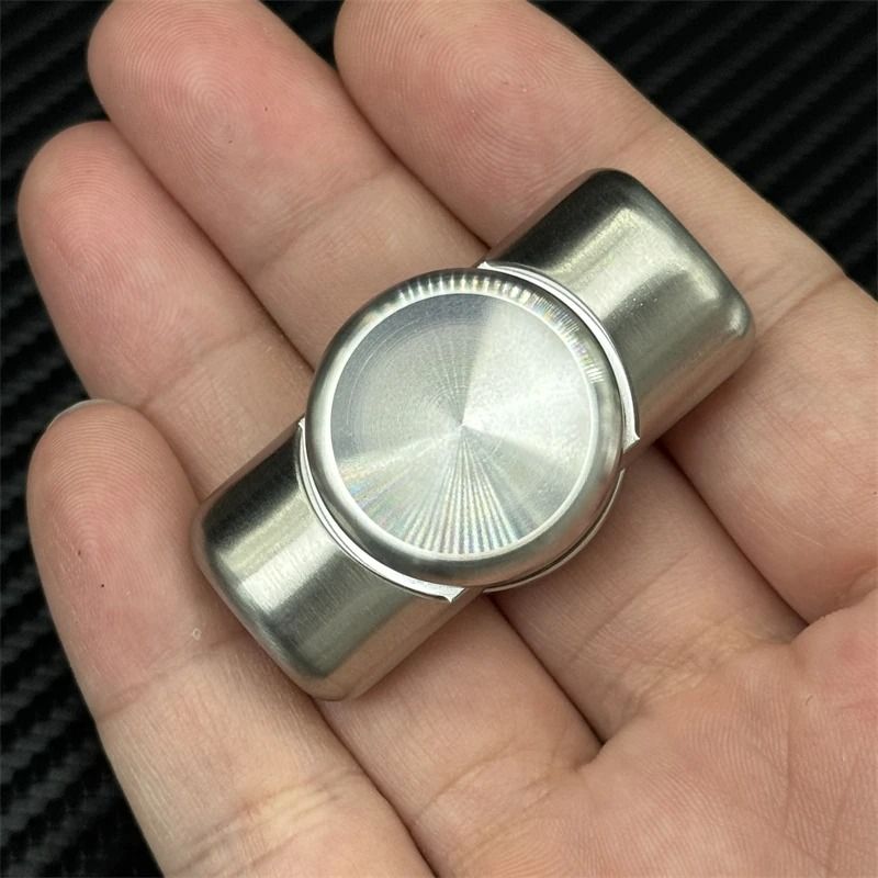 Stainless Steel Brushed Fidget Spinner EDC Hand Spinner For Focus And Stress Relief 6
