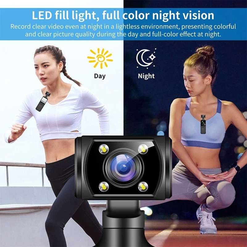 HD 4K Mini WiFi Action Camera With Motion Detection And 180 Degree Rotating Mount 1