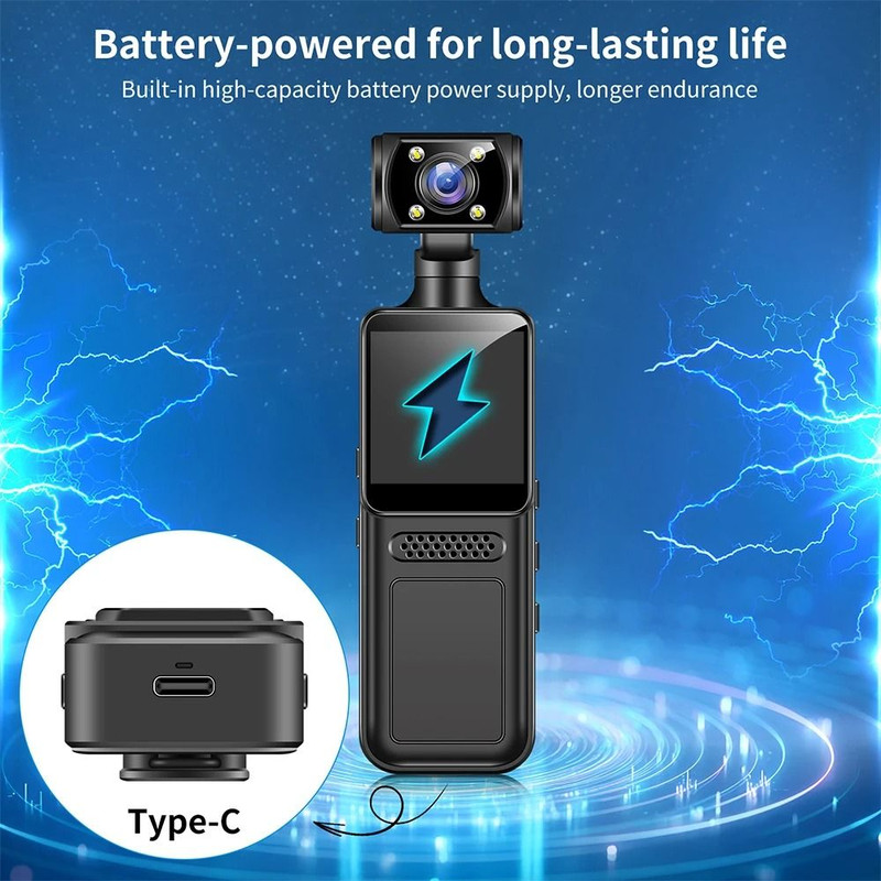 HD 4K Mini WiFi Action Camera With Motion Detection And 180 Degree Rotating Mount 5