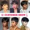 Pixie Cut Human Hair Wig With Bangs Short Bob Layered Brazilian Wig For Women 4