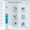 Oral B D100 Electric Toothbrush With Timer Waterproof Rechargeable Teeth Cleaning Brush 2