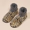 Leopard Print Fall Winter Floor Socks Warm Non Slip Home Socks For Women And Men 1