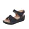 Summer Womens Open Toe Sandals Soft Wedge Shoes For Walking And Party Wear 4
